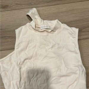 Kookai Cream Sleeveless Top